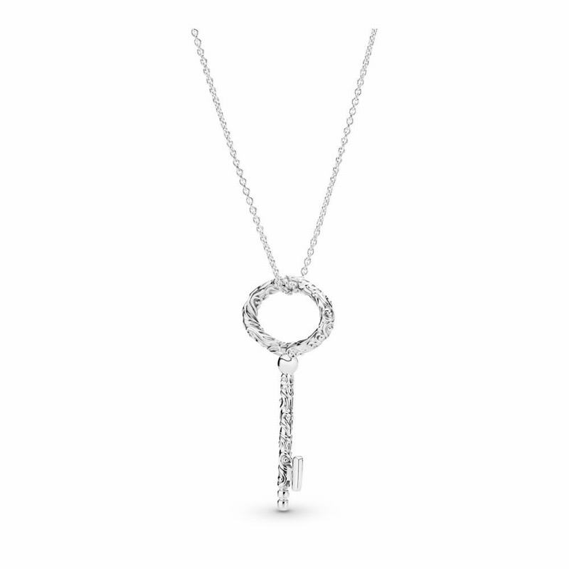 Pandora Regal Key Necklace Silver Egypt XL6147850
